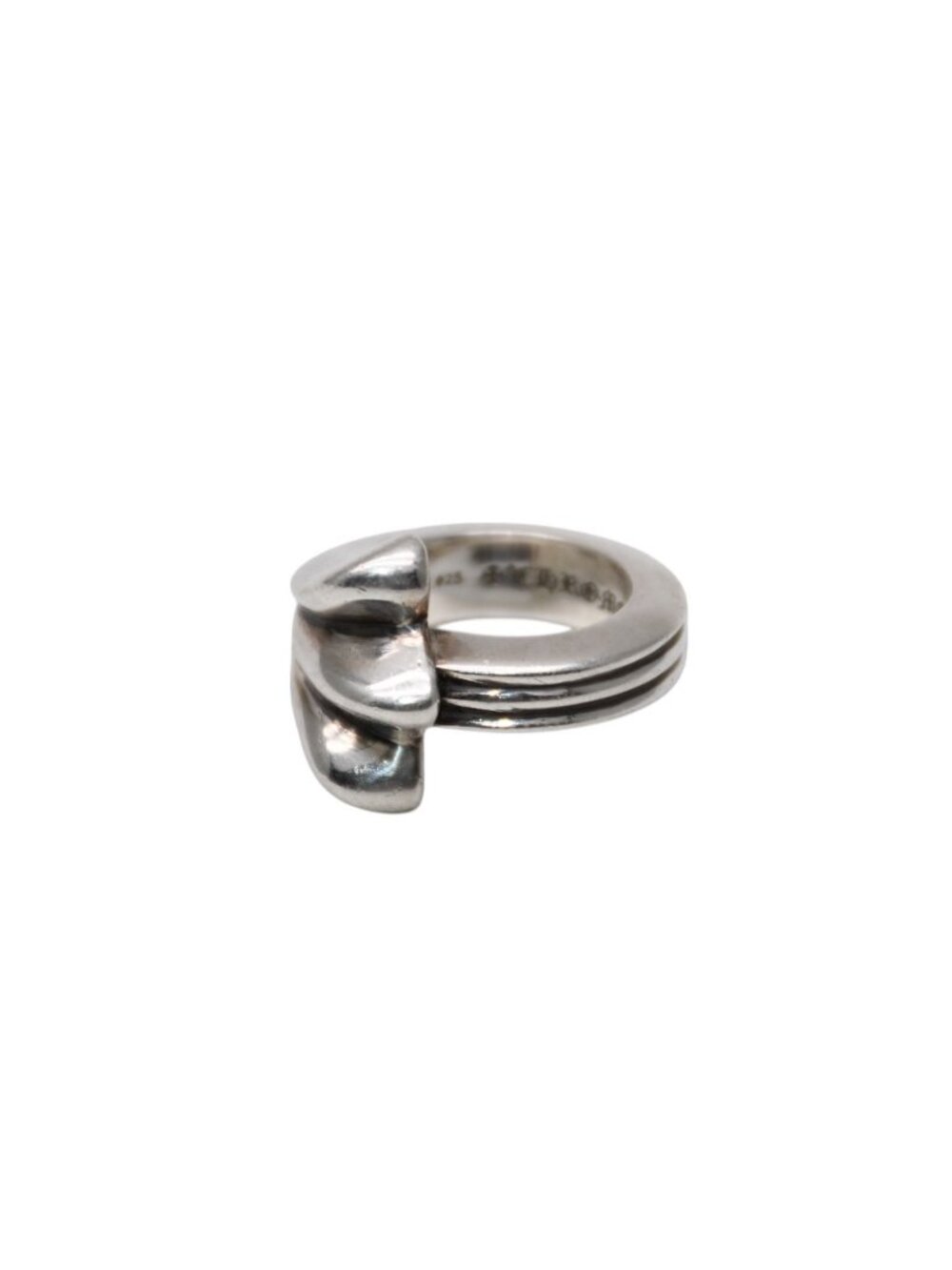 Chrome Hearts Cross Tail Ring 925 Sterling Silver
